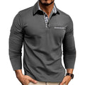 Men's V Neck Sweater with Shirt Collar | R&B