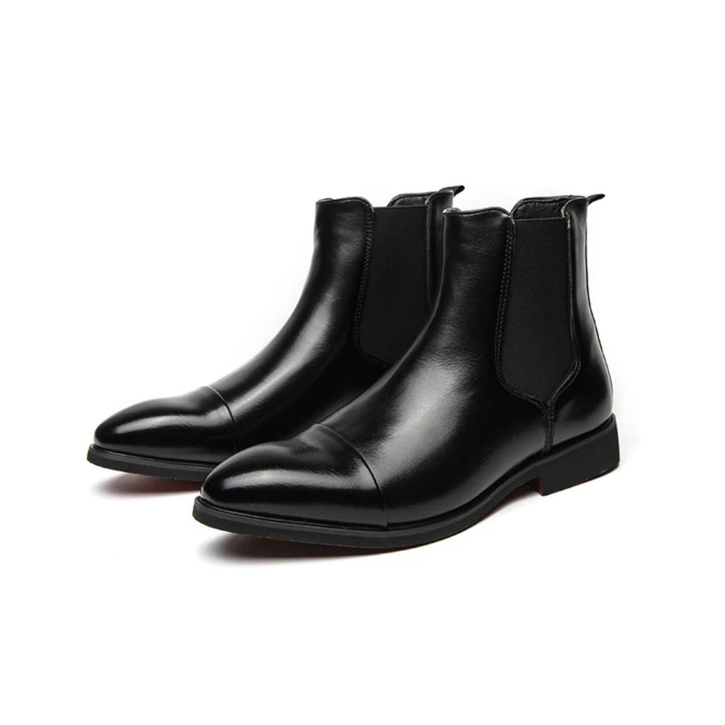 Men's Premium Chelsea Boots with Classic Leather Design | R&B