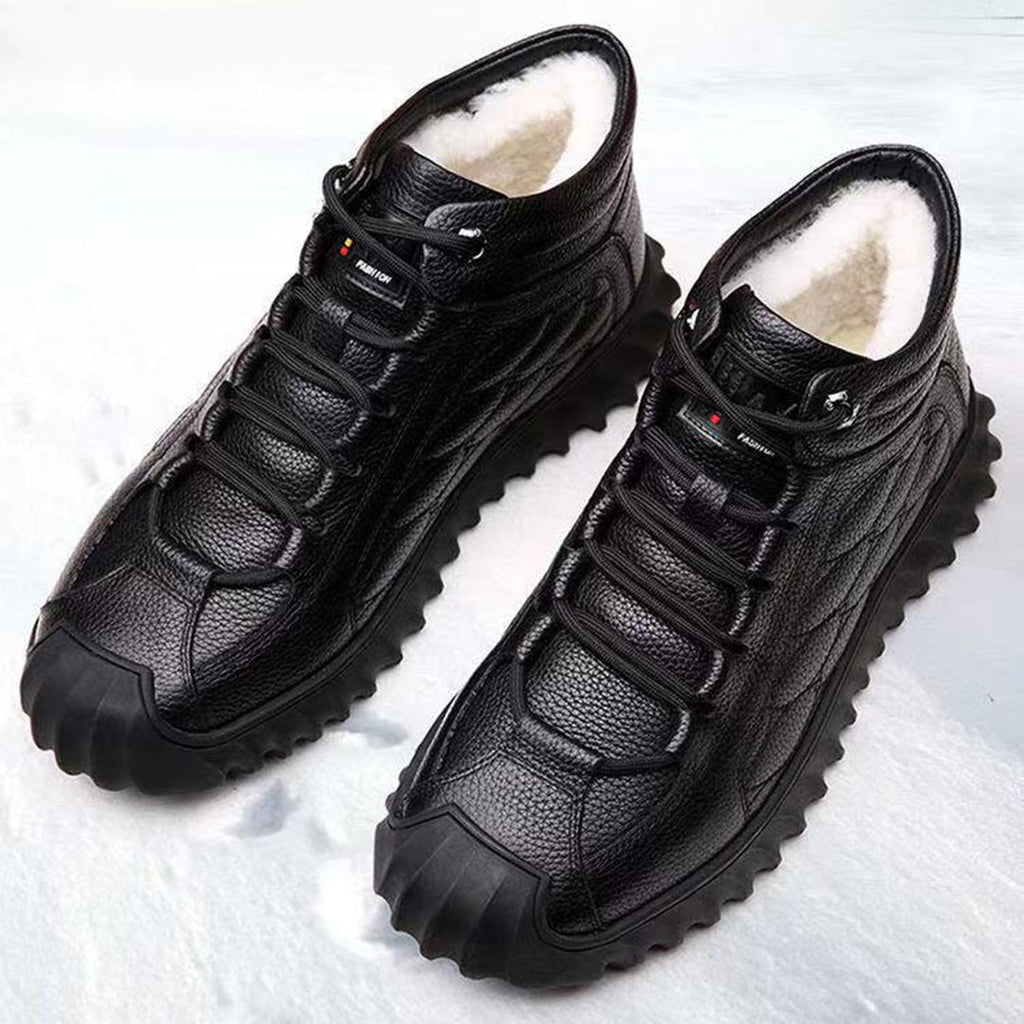 Men's Winter Sneakers with Warm Lining and Non Slip Sole | R&B