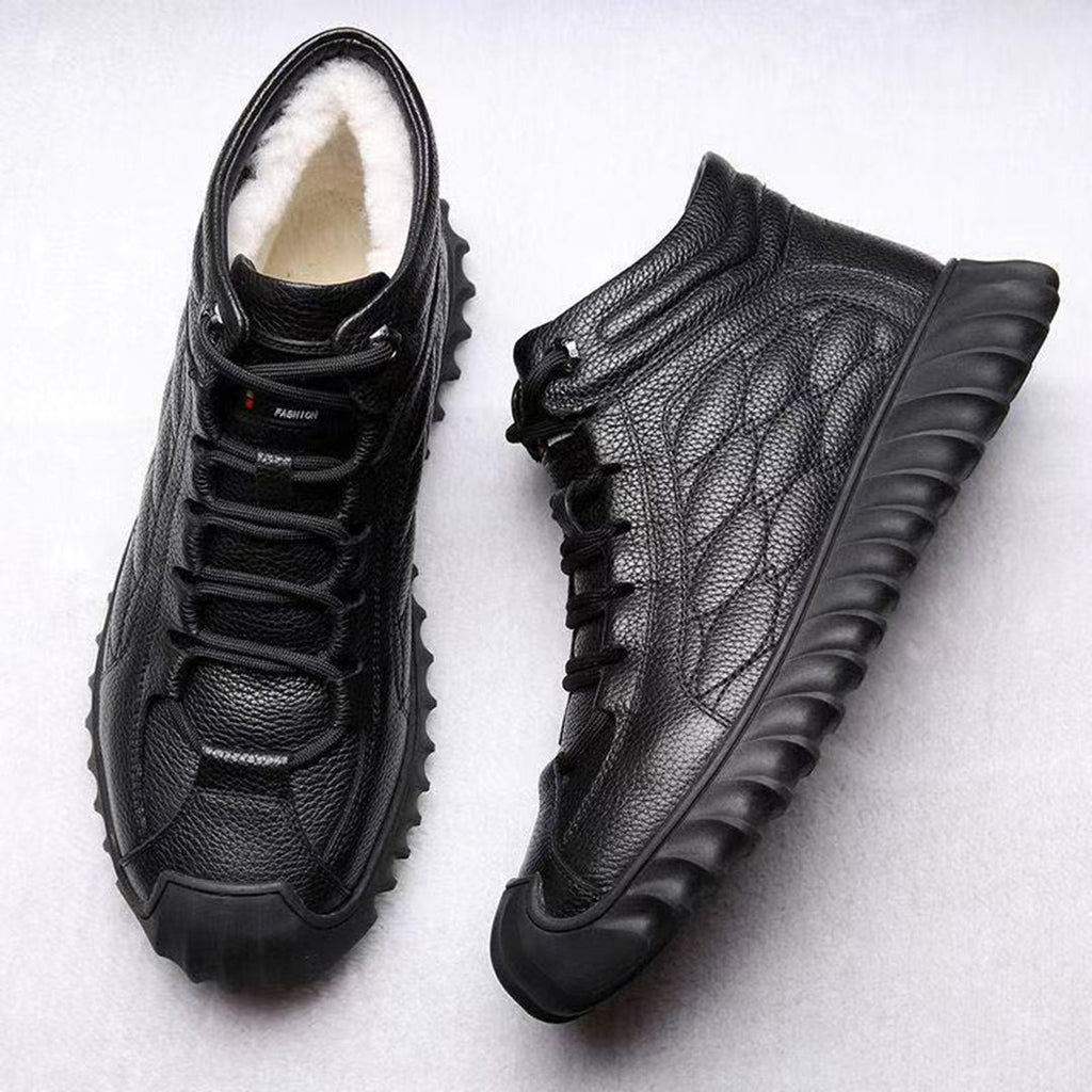 Men's Winter Sneakers with Warm Lining and Non Slip Sole | R&B