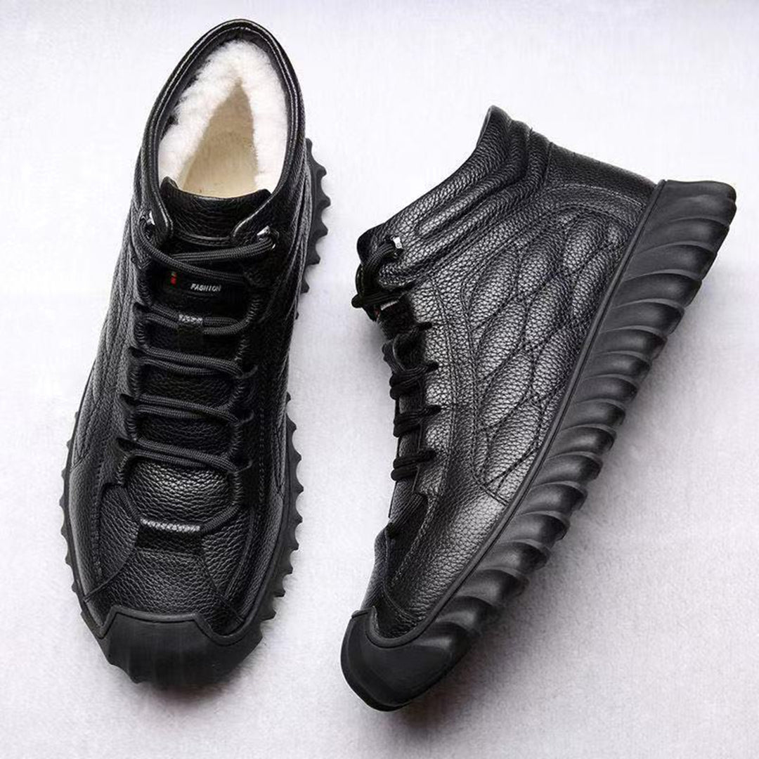 Men's Winter Sneakers with Warm Lining and Non Slip Sole | R&B