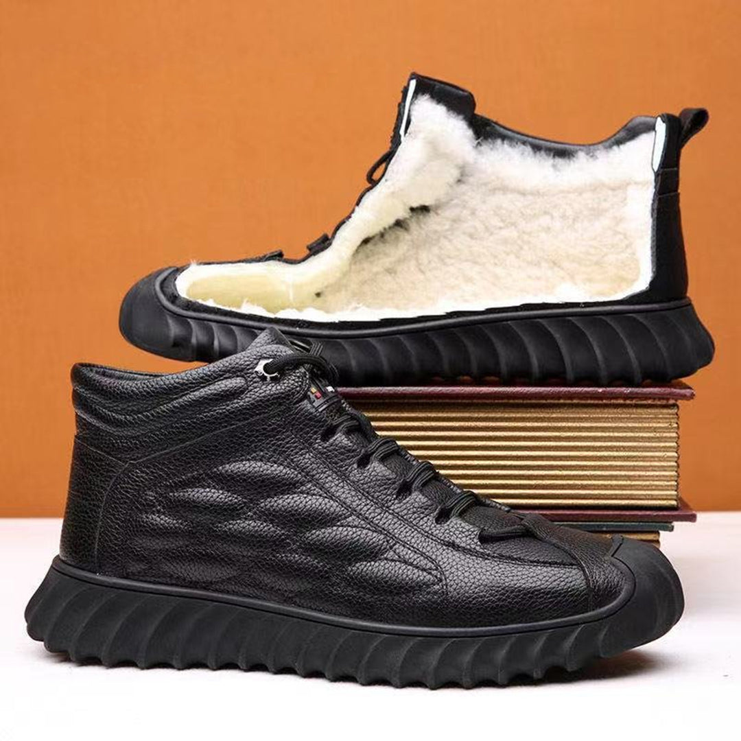 Men's Winter Sneakers with Warm Lining and Non Slip Sole | R&B