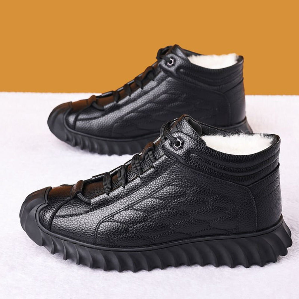 Men's Winter Sneakers with Warm Lining and Non Slip Sole | R&B
