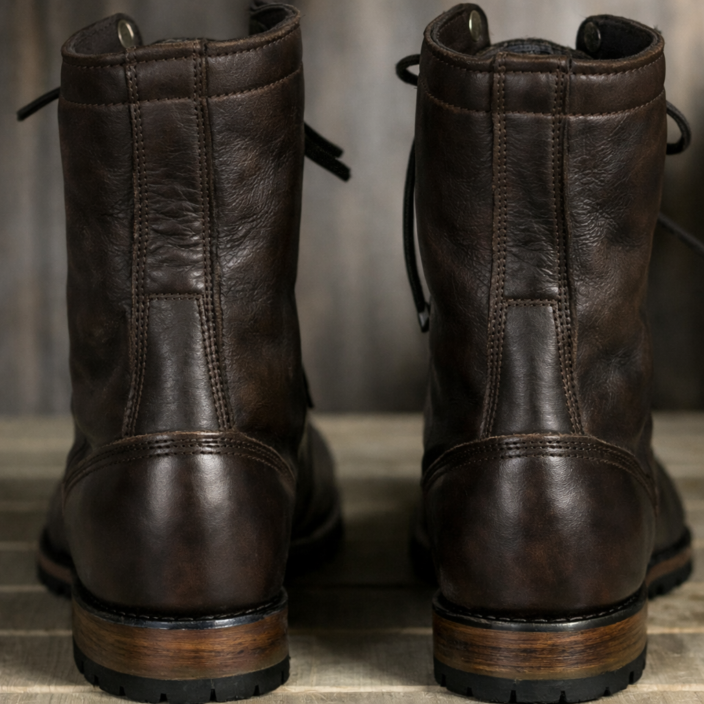 Men's Winter Boots with Warm Lining and Lace Up Design | R&B
