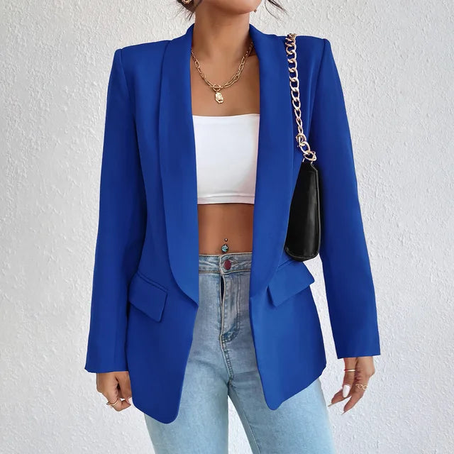 Blazer Women's Tailored Fit with Open Front - Image 5