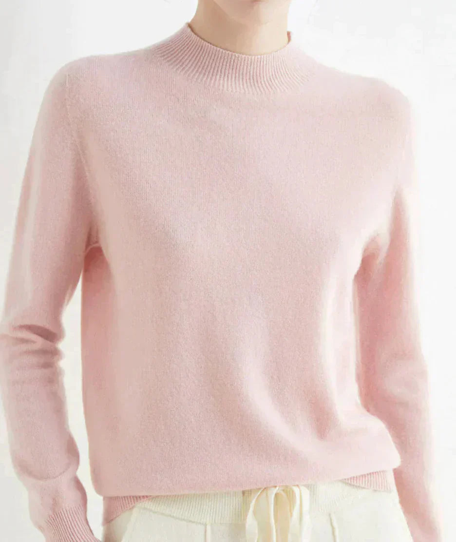 Women's Knit Sweater with Classic Crew Neck Design | R&B