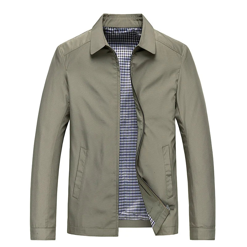 Men's Casual Everyday Jacket with Classic Collar | R&B