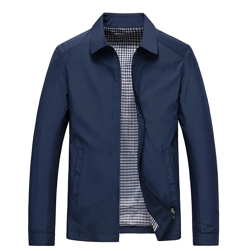 Men's Casual Everyday Jacket with Classic Collar | R&B