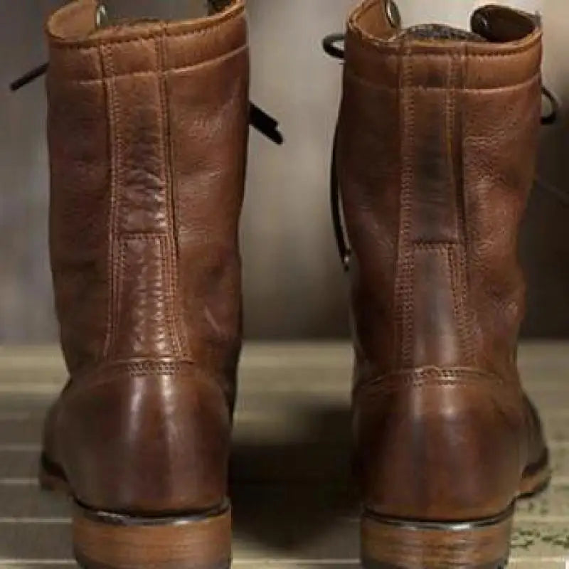 Men's Lace Up Winter Boots with Warm Lining | R&B