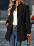 Women's Tailored Jacket with Button Closure - Image 6