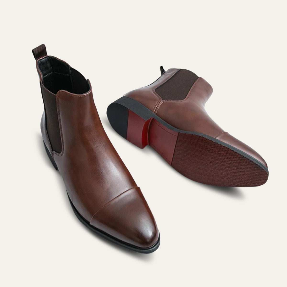 Men's Premium Chelsea Boots with Classic Leather Design | R&B