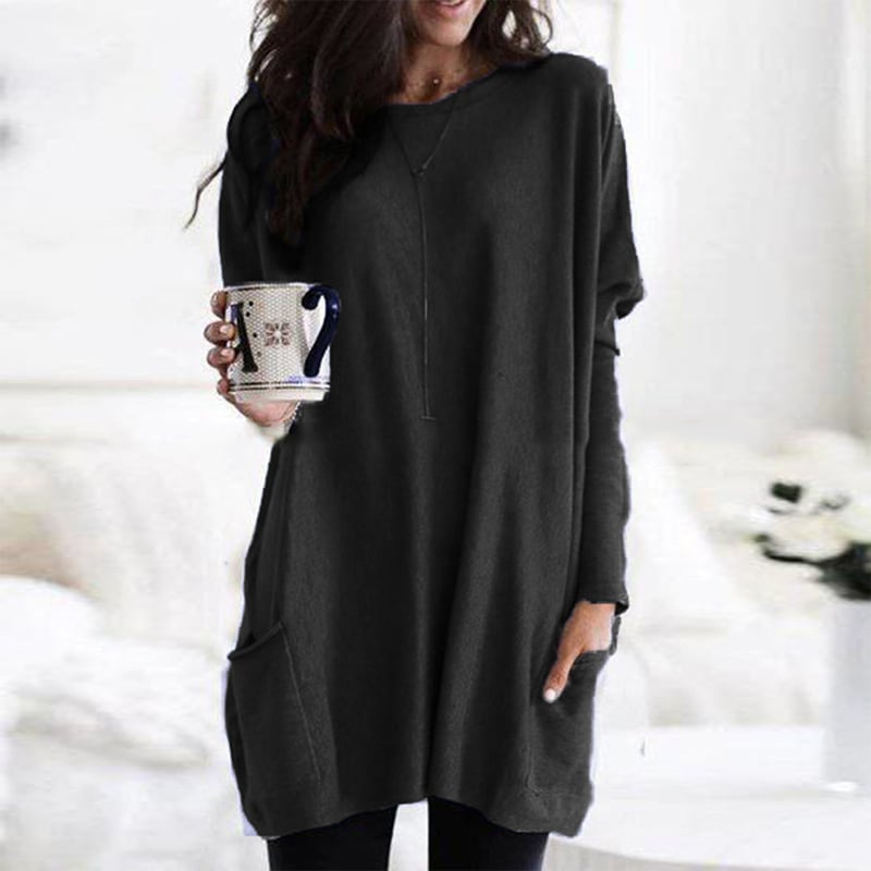 Women's Soft Knit Winter Tunic with Pockets | R&B