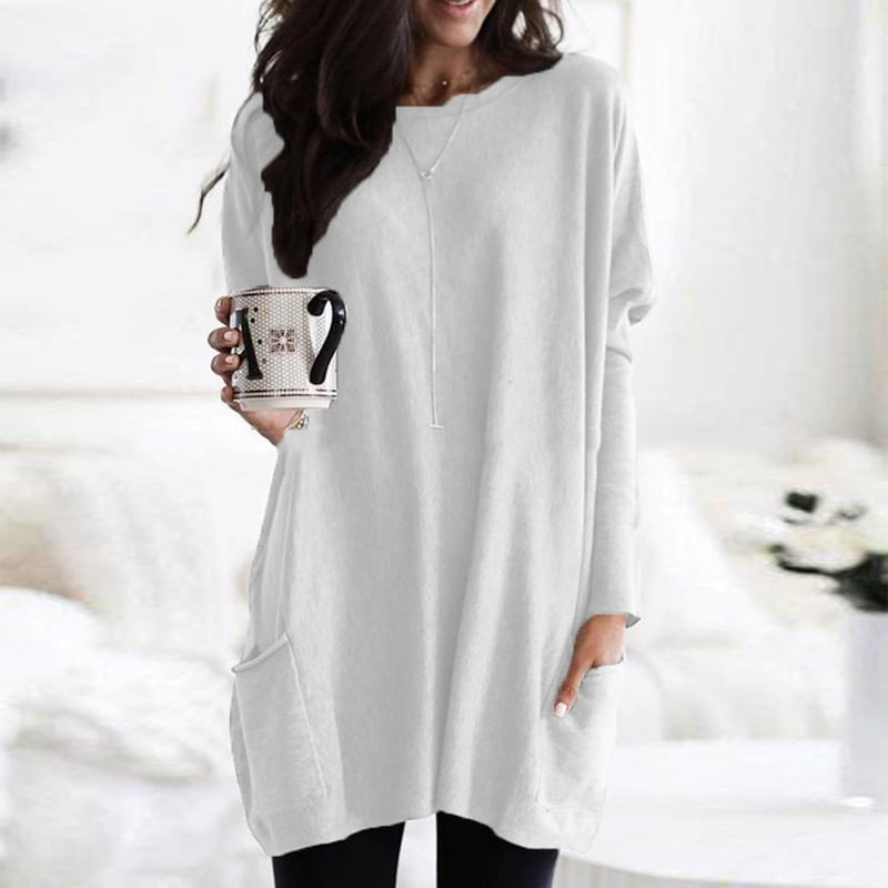 Women's Soft Knit Winter Tunic with Pockets | R&B
