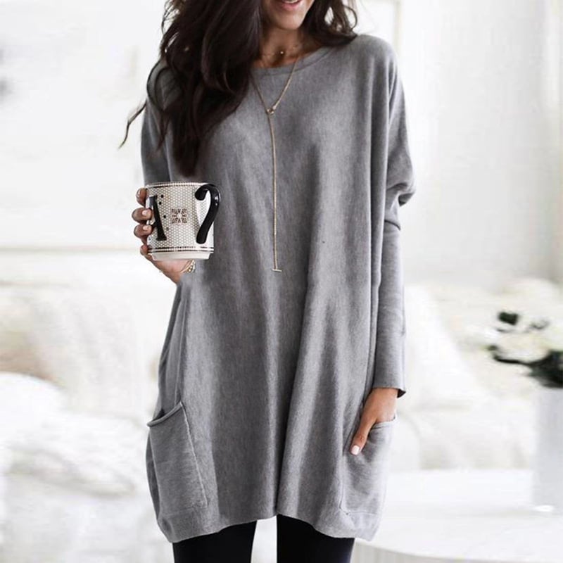 Women's Soft Knit Winter Tunic with Pockets | R&B
